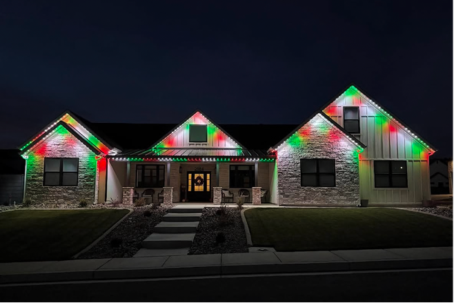 Permanent Lights Intsllation, Cedar City, Utah - 9